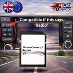 Connect 3 Navigation SD Card GPS UK + Europe v7 JUKE NAVARA NOTE QASHQAI XTRAIL