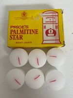 VINTAGE PRICE'S PALMITINE STAR NIGHT LIGHTS CANDLES FOR WRIGHT'S VAPORIZER