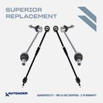 AUTOACER 4p Rear Torque Track Rods & ARB drop Link Kit - Jaguar S-Type XF XK XJ