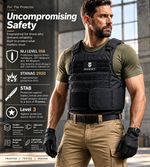 Ghost Overt Tactical Molle Bullet/Stab proof vest NIJ IIIA STANAG 2920 PBL Test