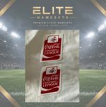 Coca Cola Football League Flock  Patch Pair Player Size For Football Shirt