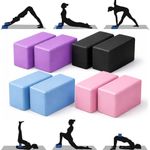 Yoga Blocks 2pcs Gym Bricks Comfortable Fitness Yoga Anti-Slip Pilates Practice