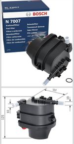 Genuine Bosch N7007 Fuel Filter 0450907007 Citroen Ford Peugeot Diesel New
