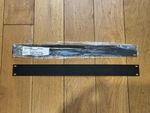 1U Black Metal Blanking Plate Panel - Comms Cabinet 19” Rack Network Penn-Elcom
