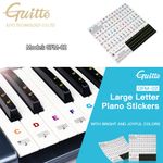 Piano Scale Stickers - Note Stickers for 88/61/54/49/37 keyboard Piano Keys
