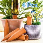 4PCS Effort-saving Terracotta Self Watering Spikes Auto-Water Spikes  Travel