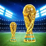 🔥WorldCup Resin Trophy Model Hercules CupFootball Souvenir Collectible Decor UK