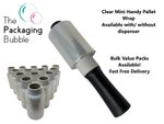 Handy Pallet Stretch Shrink Wrap Mini Clear Strong Film & Dispensers Hand Rolls