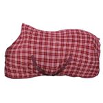 Horse Rugs Stable Fleece Rug Fill Winter Standard Neck Check Red