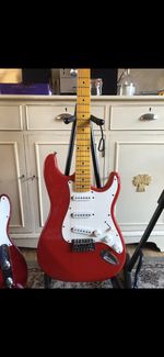 Gould Stratocaster Electric Guitar Red natural relic collect only