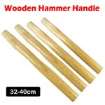 Replacement Spare Wooden Solid Real Wood Club Lump Hammer Handle Shaft 32- 40cm