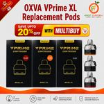 OXVA VPrime Replacement Pods 5ml XL Pack of 2 l FOR VPRIME POD KITS l Fast Post