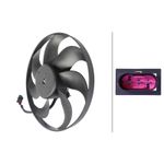 Radiator Fan 8EW366420-311 Hella Cooling 6H0959455 6N0959455L 6Q0959455H