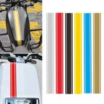 Motorcycle Pinstripe Decal Tank Cowl Sticker Decorative Stripe Cafe Racer