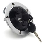 Fuel Gas Tank Cap Cover Keys for Kawasaki Z1000SX 11-2015/Z800 13-2014/Z750R ABS