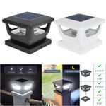 Solar Post Cap Lights Fence Post Light Outdoor for 3x3 4x4 inch Wooden Posts UK