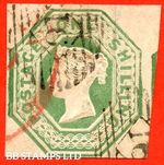 SG. 55. H1 (2). Die 2. 1/- Green. A fine used example. B93836