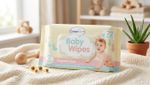 Cotton Tree Baby Wipes Fragrance Free 72 Wipes - Pack of 12