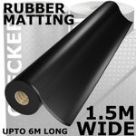 3mm & 5mm  Rubber Flooring Matting Heavy Duty Mat Anti Slip Garage 1.5m Wide