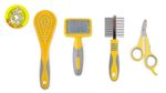 Ancol Small Animal Grooming Rabbit & Guinea Pig Slicker Brush Comb Nail Clippers