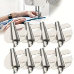 8pcs Rolled Hem Presser Foot Set 3-10mm Universal Sewing Machine Foot UK