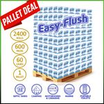 Wholesale Pallet  600 Pack Toilet Roll Easy Flush Soft 2ply Tissue Paper Camping