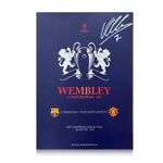 David Villa Signed Original 2011 Champions League Final Programme