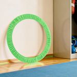 Rhythmic Gymnastic Hoop Cover Easy Installation Velvet Protection Case Green