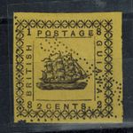British Guiana 1882 SG 165c 2 Cents Yellow 6th PTG Pos 10 & SMALL 2 Mint GEM