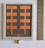 10 GHz X Band Antenna Array Planar PCB High Gain 18 dBi For 9.9-10.5GHz SMA Port