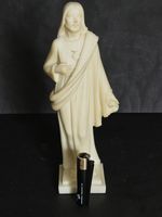 Vintage Alabaster Statue Of Jesus Christ Of Nazareth. 27cm Tall.