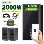 2000 Watt Balcony Power Station with Storage Marstek B2500-D 4.48 kWh Battery WiFi