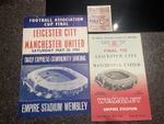 1963 Fa Cup Final Programme, Ticket & Songsheet - Leicester City v Man United 