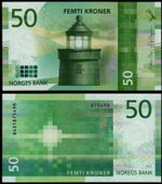 NORWAY 50 KRONER (P53) 2017 (2018) UNC