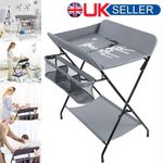 Baby Infant Changing Table Portable Folding Diaper Station Nursery Storage UK