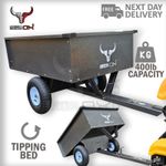 Quad ATV Mower Tipping Trailer | Iron Ox® | EQUESTRIAN MOWER TRAILER | STABLES