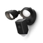 RING FLOODLIGHT CAM WIRED PLUS OUTDOOR SECURITY CAM FLOODLIGHT SIREN HARDWIRED