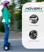 Hover-1 Rival Hoverboard with LED Wheels Gunmetal Grey