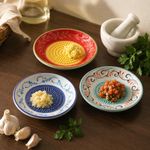 Ceramic Handmade Garlic Grater Plate Bowl Tomato Dish Spanish Pan Tomate Plate