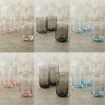 Pasabahce Modern Drinking Coloured Glasses Water Dining Juice Tumbler 280/365ml