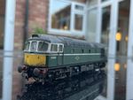 OO Gauge Heljan Class 33 BR Green D6530’ DCC Ready Weathered Boxed Excellent.