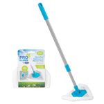 Telescopic Mop Microfibre Triangle Mop Bathroom Shower Tile Glass Cleaning Wand