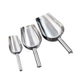 Stainless Steel Ice Cube Flour Scoop Kitchen Bar Tools Buffet Nut Grain Shovel