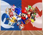 Kids Sonic Wallpaper Bedroom Wallpaper Mural Non self-adhesive Customized Size