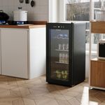 Drinks Fridge 99L Under Counter Wine Cooler With Digital Touchscreen & LED Light