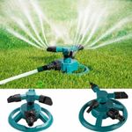 360° Rotating Garden/lawn Sprinkler 3-arms System Automatic Watering Irrigation