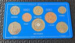 UK Coin Set 2001 | Polished Circulated 8-Coin Year Set Blue Display Card Gift