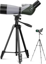 AOMEKIE 20-60X70 Spotting Scope with Tripod, Phone Adapter & Bag for Bird Watchi