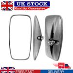 1X Universal Mirror Head&Glass 320 x 185mm Tractor Lorry Digger for JCB Bus Wing