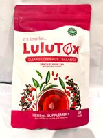 28PCS/Bag Lulutox Detox Tea Natural,De-Bloating Weight Loss Help Energy Tea